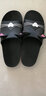 惠夫人浴室拖鞋女夏季居家防滑可爱情侣夏天家居塑料按摩凉拖鞋 小猫/ 黑色 40-41码(适合39/40码) 实拍图