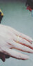 吉盟黄金戒指女桔梗花朵指环999足金结婚求婚戒指活口送妈妈新年礼物 桔梗花戒指 金重约3.45g 实拍图