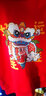 真维斯儿童加绒套装秋冬款男孩新年款拜年服洋气卫衣保暖卫裤男童 【新年套装】红+黑/醒狮红帽蛇 120 实拍图