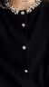 阅樱针织衫女开衫韩版钉珠小香风毛衣罩衫长袖上衣女百搭气质淑女外套 黑色 2XL(120-135斤) 晒单实拍图