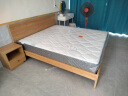 全友家居北欧原木风主卧室双人大床1.8米2米现代简约板式床家具106318 实拍图