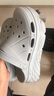 斯凯奇（Skechers）洞洞鞋夏季厚底沙滩凉鞋女外穿高级感包头踩屎感多巴胺泡泡鞋 灰色/GRY 37 尺码偏大，建议选小一码 实拍图