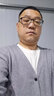 恒源祥针织开衫男春秋季男士纯色百搭毛衣中年男装含羊毛休闲保暖外套 实拍图