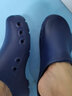 ANNO安诺/ANNO 手术室工作拖鞋坡跟舒适防护鞋洁净房工作鞋医院护士 藏青色 41-42 实拍图