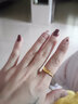 佐卡伊黄金戒指女足金兔耳朵兔子金戒指可爱送女友情人节礼物 实拍图