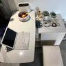 锦世匠工多功能旋转小型阳台茶车现代家用岩板移动茶台茶桌椅组合沙发边几 旋转茶台单桌 实拍图