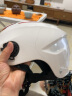YOHE3C永恒头盔电动车头盔男夏季机车电动车头盔女电瓶车半盔安全帽 YH-365白色配白片 均码 实拍图