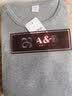 AB内衣纯棉宽松大码男圆领秋衣棉毛衫全棉透气打底上衣T669 深麻灰 3XL 实拍图
