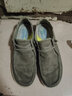 斯凯奇（Skechers）男鞋秋冬一脚蹬乐福鞋帆布鞋厚底低帮休闲商务鞋66387 卡其色/KHK 44 实拍图