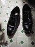 巴图腾男士皮鞋男正装商务真皮内增高青年大码46西装结婚新郎鞋春季新款 四季款-黑色 45 实拍图