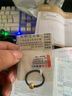 金奇贝黄金古法金珠999足金转运珠散珠3D硬金圆珠DIY女士手链隔珠 宽7mm高6mm孔2mm 0.3-0.34克 实拍图