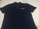 珠光莱卡工作服polo定制印字工衣T恤定做衣服文化衫刺绣logo短袖公司工装 藏青【B款】 XL 实拍图