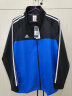 阿迪达斯（Adidas）外套男户外休闲时尚舒适防风夹克跑步透气运动服 TR60J-BBU黑蓝拼接夹克 2XL 实拍图