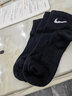 耐克（NIKE）男袜女袜 25新款运动袜透气短袜快干休闲跑步足球袜柔软篮球袜子 SX7677-010/三双装 M/24-26厘米/38-42码 实拍图