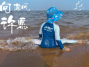 李宁（LI-NING）儿童泳衣连体长袖沙滩防晒男童冲浪服训练游泳装8033深蓝 150 晒单实拍图