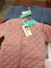 多妙屋女童外套秋冬儿童夹棉保暖上衣男童棉服中大童内搭校服神器童装 藏蓝 81604 150 实拍图