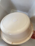茶花塑料洗脸盆家用洗衣盆洗脚盆加深加厚学生宿舍面盆盆子旅行塑料盆 小号米黄色 33cm 实拍图