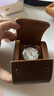 TOBEAR高档手表收纳盒 机械表便携防摔防尘单表皮质表袋 多功能手表包 深棕色1表位【纯手工制作】 实拍图