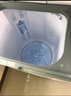 海飞（haifei）9.0公斤半自动双缸双桶尔波轮洗衣机大容量老人家用半自动洗衣机透明盖板洗脱一体 实拍图