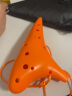 哈曼顿 HAMDUN 陶笛12孔AC树脂橙色款 塑料吹奏乐器中音C调初学入门教学乐器塑胶胶木学校专用笛子 实拍图