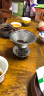 勒顿（LAPUTA） 咖啡过滤网金属漏斗双层不锈钢过滤杯器 免滤纸手冲咖啡壶 2-4人份 带托 实拍图