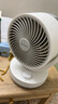 艾美特（AIRMATE）空气循环扇桌面电风扇家用节能遥控迷你小风扇台式小巧桌面扇涡轮循环对流大风量摇头轻音低噪宿舍 旋钮款【轻音节能+小巧便携】大风力 实拍图