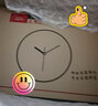 康巴丝（Compas）14寸挂钟立体创意客厅挂表石英钟现代时钟表 2641红色 实拍图
