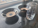 纳丽雅摔酒碗仿古老式土碗传统土陶复古粗瓷碗家用怀旧碗蒸碗粗陶扣肉碗 1两碗黑色9.5口径*1个装八个起发 实拍图