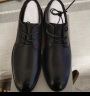 红蜻蜓（RED DRAGONFLY）舒适商务休闲时尚系带皮鞋男士正装德比婚鞋 WTA73761 黑色 42 晒单实拍图