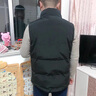 佐径 马甲男韩版潮流青年修身立领坎肩中年男士加厚棉服马甲外套 黑色 M 实拍图