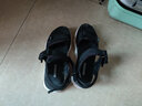 回力 Warrior 女鞋夏季运动凉鞋软底轻便平底鞋ins潮松糕鞋魔术贴百搭休闲沙滩鞋 WSL(WZ)-0301 黑色 36 实拍图