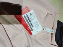 骆驼（CAMEL）户外晨跑运动服女休闲短袖两件套装 Y23BA0L6059 阳光粉/灰 S 实拍图