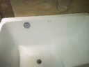 箭牌（ARROW）浴缸家用亚克力一体成人双人日式小户型坐式泡澡池三裙边按摩浴缸 1.3米空缸【不含进水】 实拍图