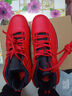 乔丹QIAODAN男鞋磨砺篮球鞋秋季新品高帮皮面减震耐磨球鞋 极光红黑色(高帮加绒) 44 实拍图