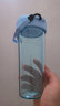 特百惠（Tupperware）茶韵塑料杯 男女学生夏季运动水杯子大容量带滤格 冰水蓝500ML 实拍图