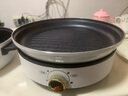新厨夫新款 超大容量 电火锅家用电炒锅多功能电热锅一体多用途锅宿舍电煮锅料理锅烤肉锅XCF8002 【大号6L】分体（单锅+煎盘） 6L 8升 实拍图