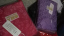 南极人女士秋衣秋裤女纯棉中老年妈妈秋冬季保暖内衣套装大码老人棉毛套 中领-海棠红 2XL 实拍图