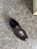 康奈 男士商务正装鞋经典圆头系带布洛克鞋深口皮鞋 深棕色 38 实拍图