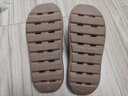 merdor卫生间拖鞋男夏季浴室家用洗澡防滑漏水速干情侣凉拖鞋女室内厚底 浅咖色(加厚鞋底) 43-44 实拍图