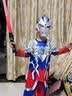 ULTRAMAN赛罗发光短袖防蚊裤套装男童2026新款夏季T恤女蜘蛛侠童装COS衣服 【赛罗】胸灯T恤+防蚊裤 120 cm 实拍图