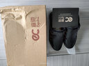 宜驰（EGCHI）凉鞋男士镂空套脚头层牛皮魔术贴一脚蹬休闲皮凉鞋 J8838 黑色 38 实拍图
