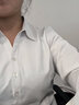 超媛长袖衬衫女商务休闲职业装白色正装女士衬衣面试工作服定制修身OL 长袖V领白色平纹 到货块 2XL (39) 【116~125斤】 实拍图