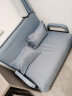 立太（LEADTEK） 沙发床现代两用折叠单人沙发双人多功能租房小户型简易布艺沙发 浅蓝色190X100cm【两个抱枕】 实拍图
