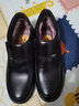 蜻蜓牌冬季棉鞋男士真皮加绒加厚保暖厚底防滑中老年爸爸鞋子高帮皮鞋男 黑色 39 实拍图