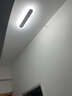 炬胜 过道灯走廊灯阳台灯led长条吸顶灯简约现代个性创意玄关衣帽间灯 14W 白色款40cm/三色光 实拍图