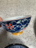 陶趣居日本进口青海波釉下彩米饭碗面碗日式和风陶瓷餐具汤碗家用日料 浪口深碗11.5cm 实拍图