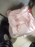 莫代尔睡衣女士新款冰丝睡裙性感夏季薄款蕾丝短袖睡裙家居服舒适 306款粉红色 XL (120-140斤) 实拍图