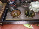 融诚建盏茶杯主人杯百花盏陶瓷大号功夫茶杯家用兔毫鹧鸪斑天目盏单杯 建盏【对杯】束口油滴双色礼盒装 实拍图
