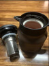 象普（SHINPUR）316不锈钢保温壶家用便携闷茶壶咖啡开水壶办公室茶水分离泡茶壶 神秘黑 1000ml 实拍图