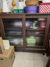 森登餐边柜一体靠墙现代简约储物柜客厅茶水柜厨房推拉碗柜北欧 100*40*96无抽 实拍图